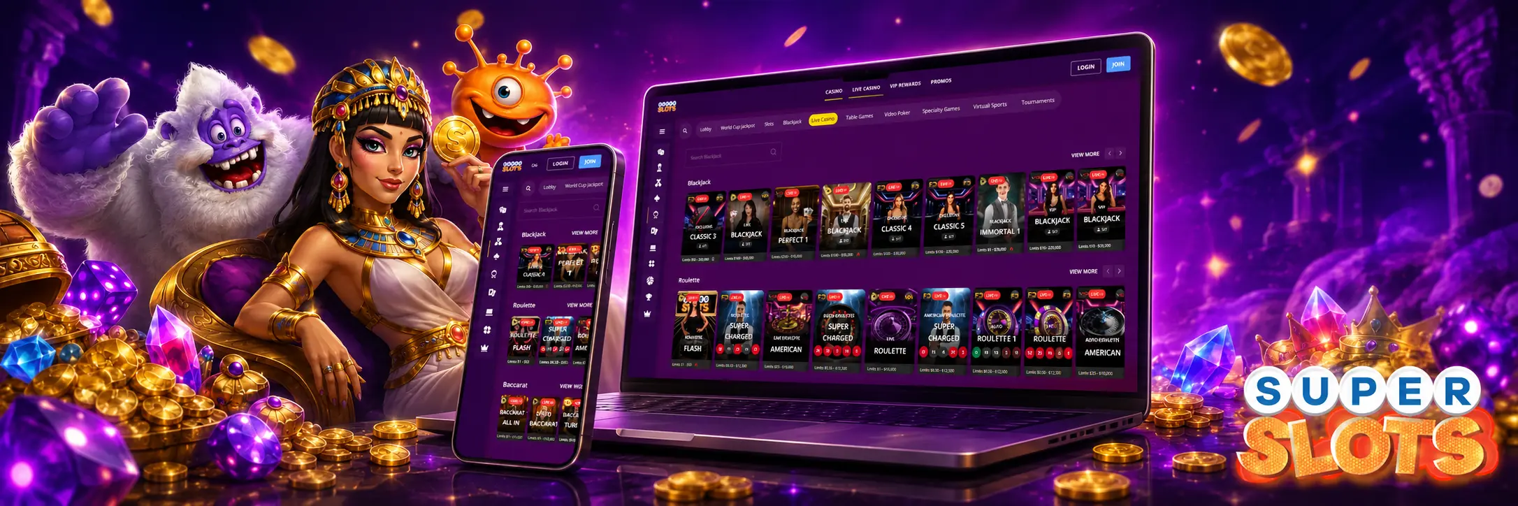 Super Slots Mobile Casino Experience